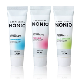 日本狮王NONIO清新口气牙膏果香/柑橘薄荷130g 卷走异味去渍净白 112551/112552/117712/117782