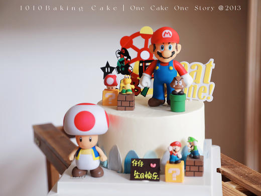 「超级玛丽·马里奥」100%动物奶油（附图6寸·提前6小时预订） 商品图3