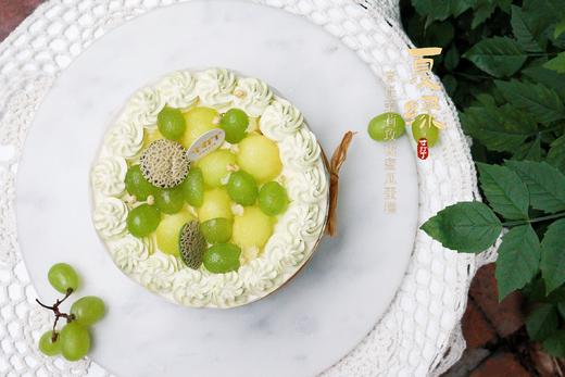 夏绿·青提茉莉蜜瓜蛋糕（可备注少糖） 商品图1