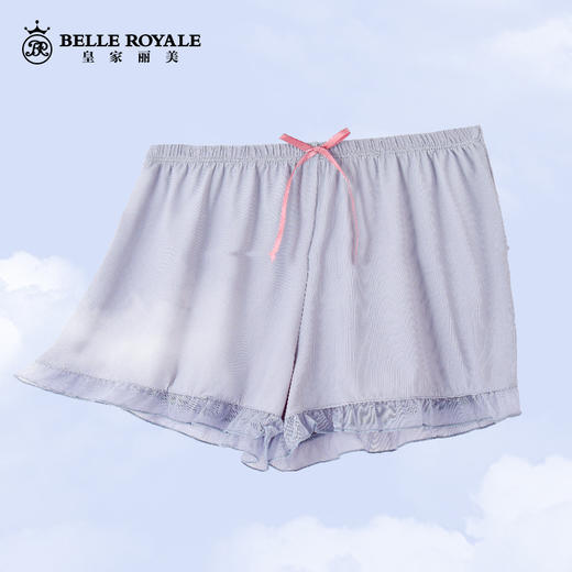 蕾丝安全裤女夏薄款防走光冰丝无痕打底短裤宽松不卷边可外穿家居裤DKM1228 商品图1