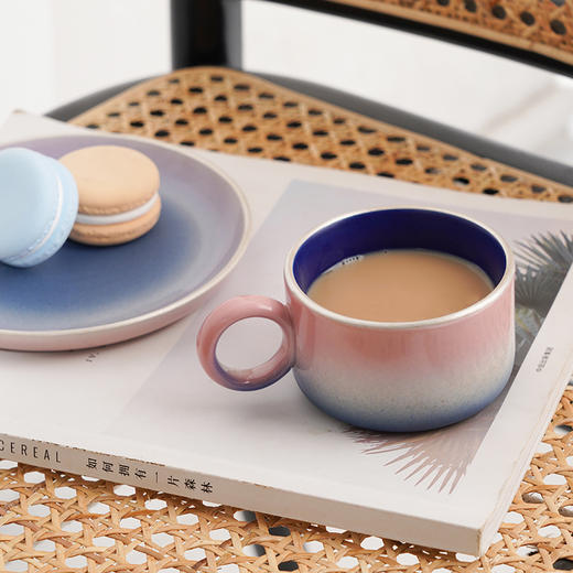 象上情侣咖啡杯套装高档小精致办公下午茶拿铁杯手冲陶瓷咖啡杯子 商品图4