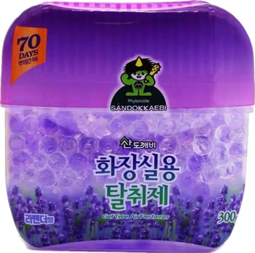 山小怪卫生间除味剂薰衣草香300g산도깨비 화장실 탈취제 라벤더향 商品图0