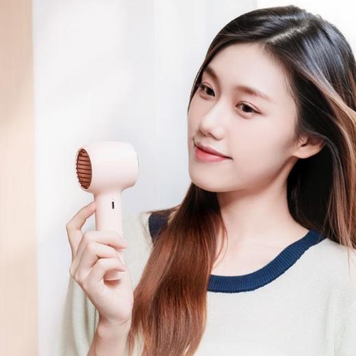 【清凉购特价88】手持小风扇冷风扇便携迷你办公室桌面扇随身静音usb充电 F20手持冷风扇-冰蓝色 商品图2