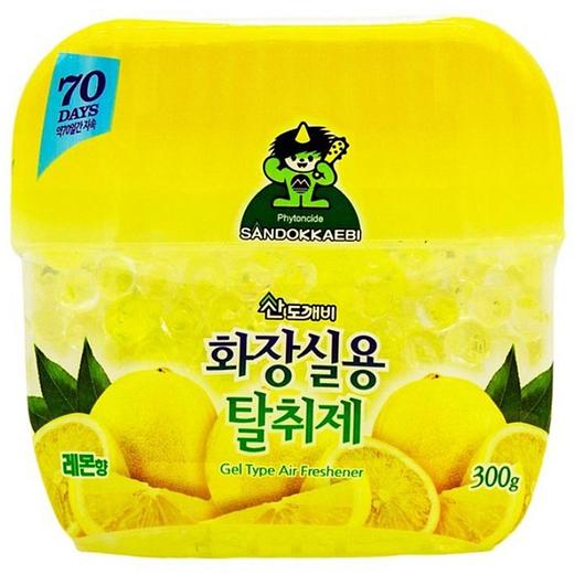 山小怪卫生间除味剂柠檬香300g산도깨비 화장실 탈취제 레몬향 商品图0