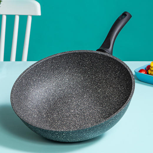 【清货款仅一个】Flonal不粘锅炒锅家用进口石器时代复底32cm炒锅 商品图5