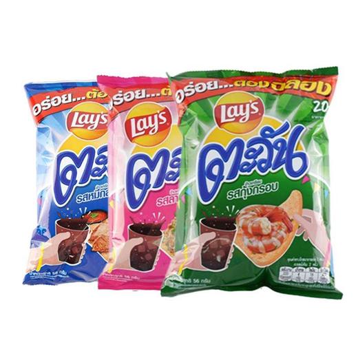 乐事脆片 56g（鱿鱼/泰式色拉/虾味） 商品图0