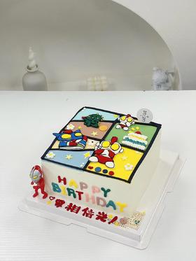 手绘男孩蛋糕（提前24小时预定）