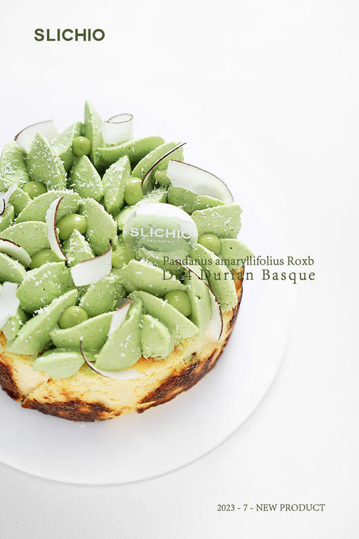 浓情椰林 | 斑斓雪顶D24榴莲巴斯克蛋糕 商品图2