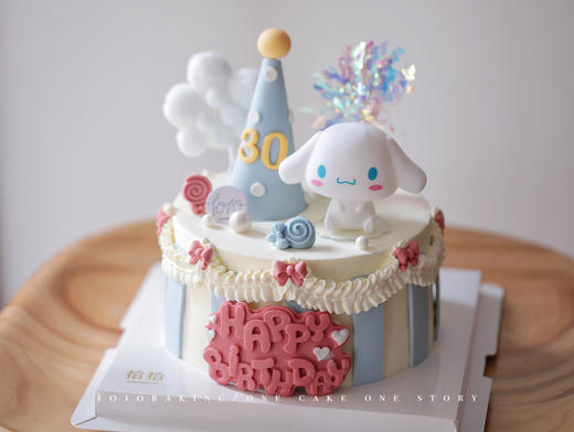 「大耳朵·玉桂狗」岁数可改·翻糖巧克力·100%动物奶油（附图6寸·提前5天预订） 商品图4