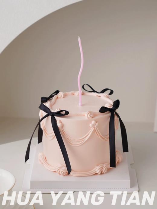 复古丝带 · 奶油霜蛋糕（加高款） 商品图4