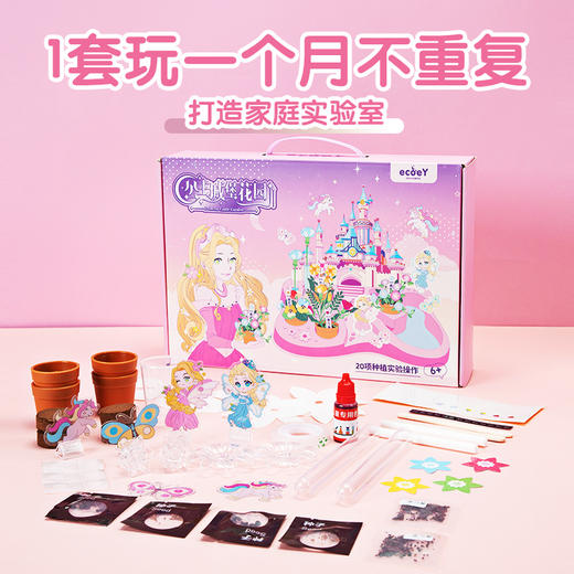 公主城堡花园儿童种植小盆栽套装植物绿植种子四季可种学生幼儿园 月销 0公主城堡花园 33*8*23 商品图4