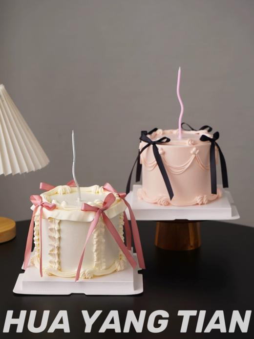 复古丝带 · 奶油霜蛋糕（加高款） 商品图1
