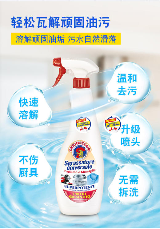 重磅推荐！意大利国宝品牌大公鸡管家多能去污清洁剂（经典）正装600ml*1瓶+600ml*2瓶替换 商品图11