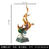 凤鸣朝阳 全铜火凤凰摆件轻奢家居客厅玄关书房乔迁装饰礼工艺品凤舞九天纯铜摆件客厅书房办公室新中式摆件 商品缩略图6