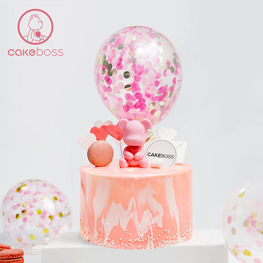 告白情书水果奶油蛋糕（新款老款小熊随机） 商品图1