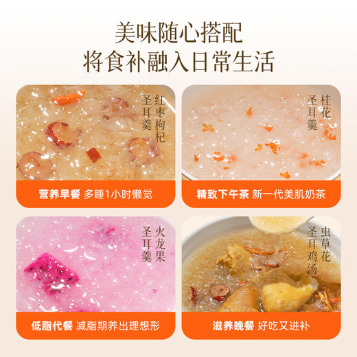 【活动】圣耳 高山生态有机本草银耳羹70g/罐 免洗免泡发 有机银耳高膳食纤维胶质多金燕糯耳干货古田特产 商品图3