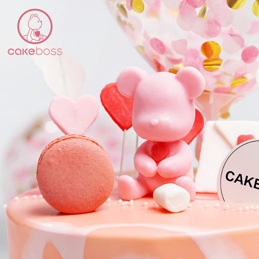 告白情书水果奶油蛋糕（新款老款小熊随机） 商品图2