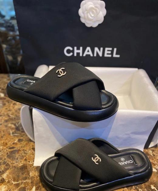 小香系列香蜜交叉纯皮凉鞋拖 自然3cm跟 交叉显脚瘦舒适凉鞋 商品图5