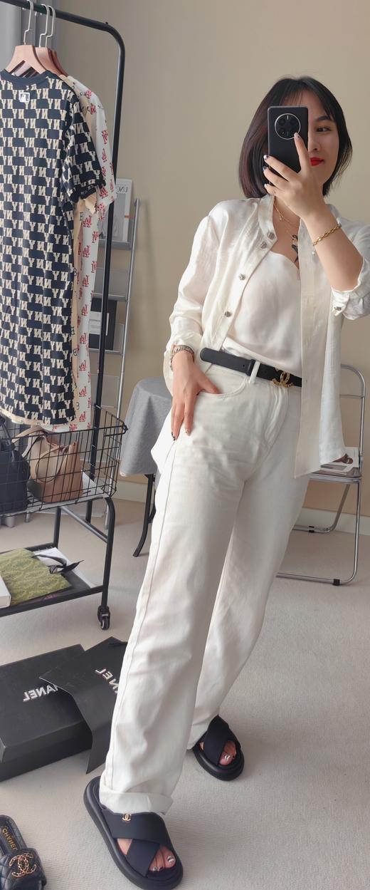 小香系列香蜜交叉纯皮凉鞋拖 自然3cm跟 交叉显脚瘦舒适凉鞋 商品图7