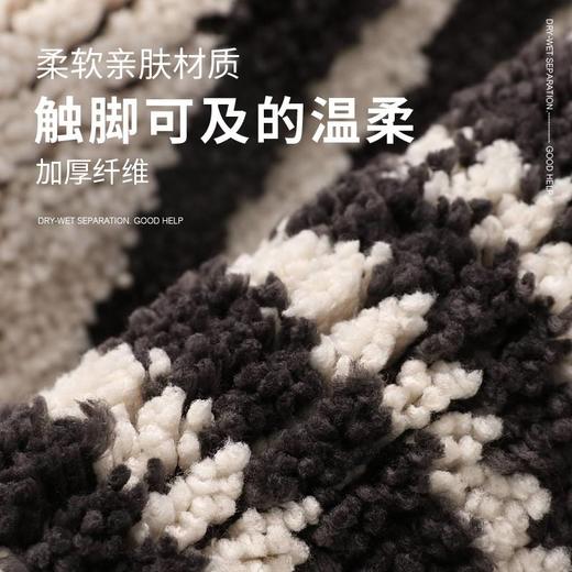 【春季限时购】南柯一梦 新款简约卫生间门口地垫吸水脚垫家居浴室防滑垫入户进门门垫地毯 商品图8