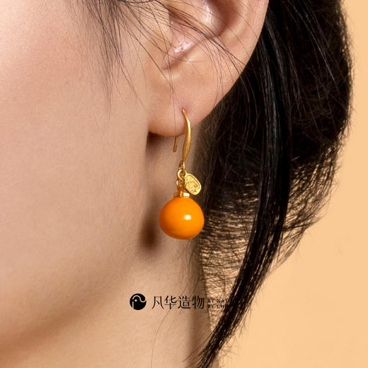 凡华造物大桔大利耳环女小众设计925银耳钉春夏时尚高级耳环大桔大利耳环 商品图1
