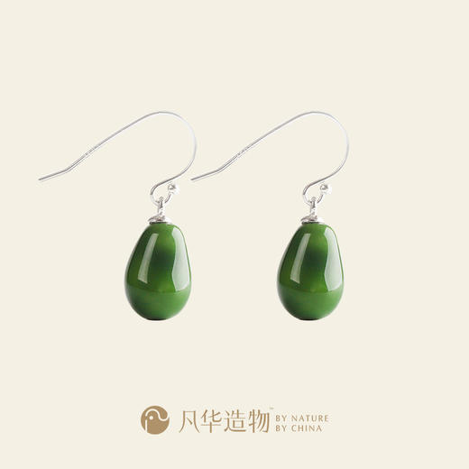 凡华造物果喜925银耳钉女小众设计轻奢高级气质耳环新款百搭饰品 商品图2