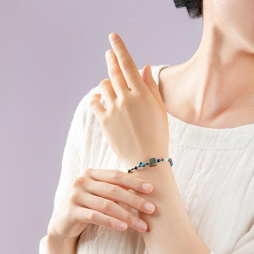 M-FH-P10999090 碧波手链 首饰套装三件套项链饰品纯手工陶瓷 商品图3