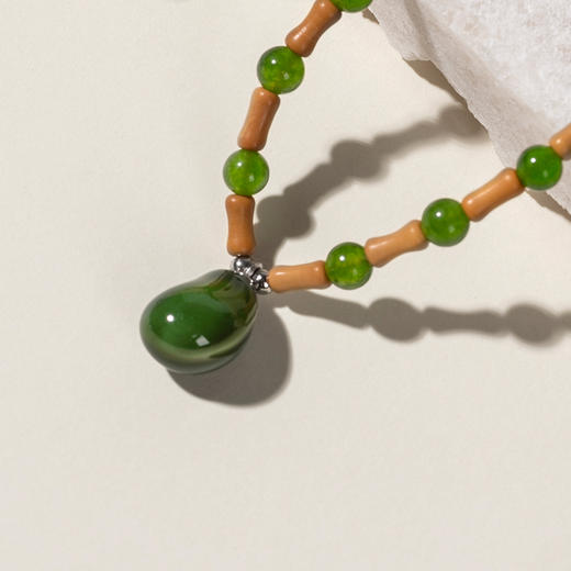 凡华造物果喜手链女小众设计感串珠核桃手串原创轻奢高级百搭手饰 商品图3