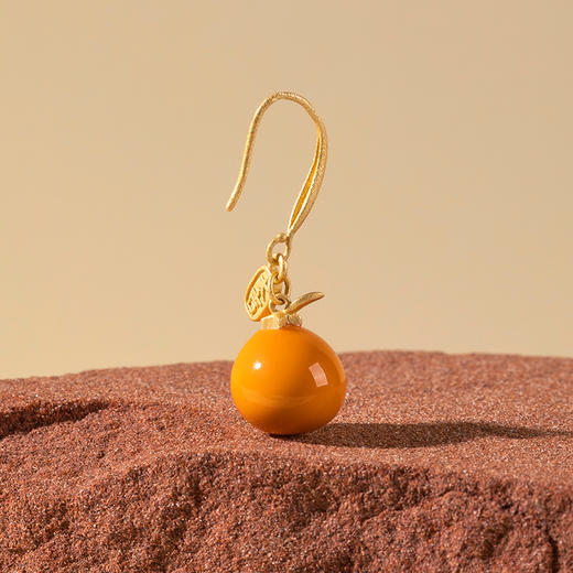 凡华造物大桔大利耳环女小众设计925银耳钉春夏时尚高级耳环大桔大利耳环 商品图4