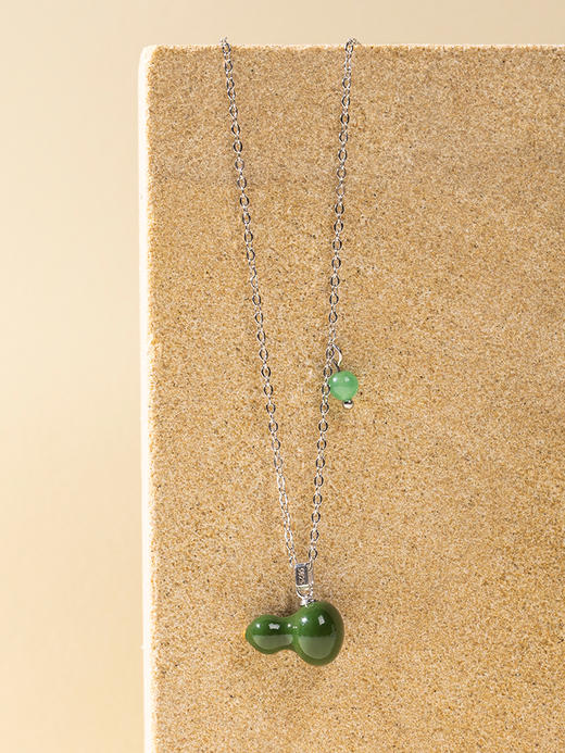 凡华造物福禄项链女925银小众设计轻奢吊坠高级感情侣锁骨项链 福禄925银吊坠 商品图2