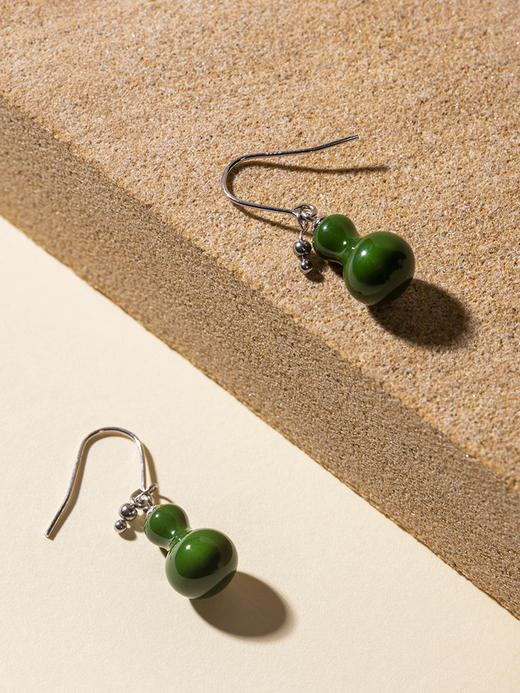 凡华造物原创福禄925银耳钉小众气质耳环女高级感新款百搭耳饰福禄925银耳环FH 商品图4