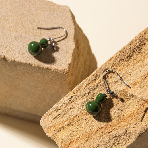 凡华造物原创福禄925银耳钉小众气质耳环女高级感新款百搭耳饰福禄925银耳环FH 商品图3