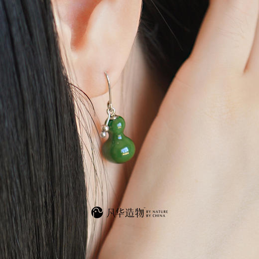 凡华造物原创福禄925银耳钉小众气质耳环女高级感新款百搭耳饰福禄925银耳环FH 商品图1