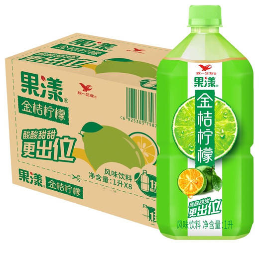 统一金桔柠檬 1L*8瓶/件 商品图0
