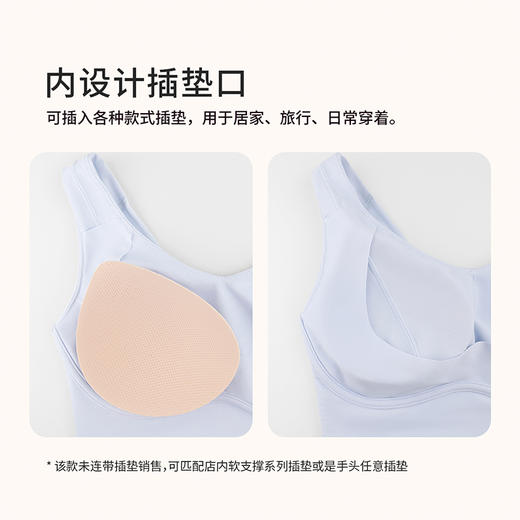 奶糖派大胸睡眠内衣轻梦防外扩防下垂舒适无钢圈女士居家调整文胸 商品图4