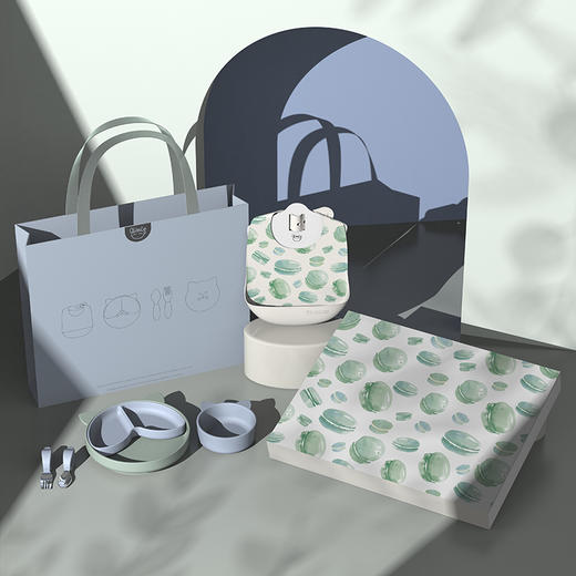 【Qlittle】硅胶餐具礼盒 1-3岁 商品图0