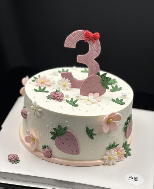 草莓翻糖蛋糕 商品图3