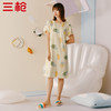 Threegun三枪 【水柔棉】圆领短袖女士家居裙睡裙-70478A011 商品缩略图2