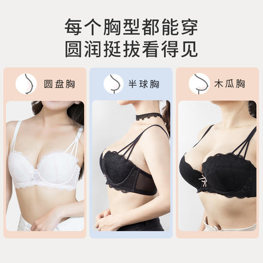 【贝壳杯1.0】大胸挺拔显大聚拢内衣圆润饱满 商品图1