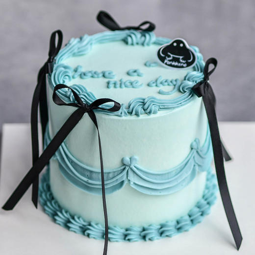 复古圆形奶油蛋糕 商品图2