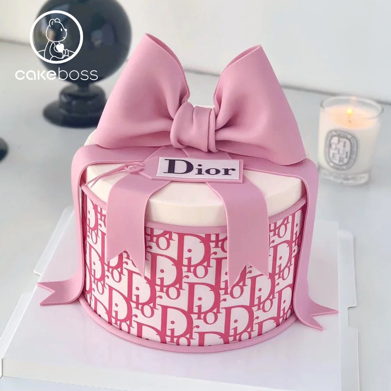 【私人订制】高奢迪奥Diro蝴蝶结水果奶油蛋糕