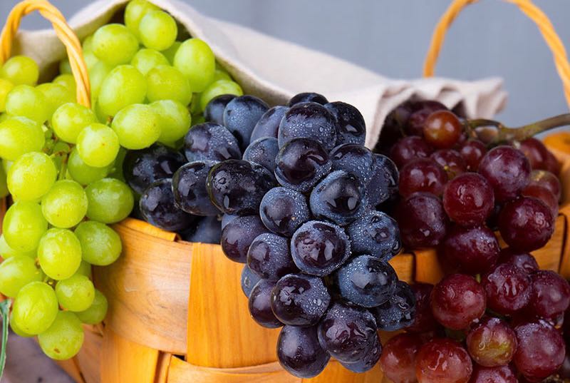 吐鲁番三色葡萄 /（无核白+玻璃翠+无核紫）加送保鲜袋）4斤/件