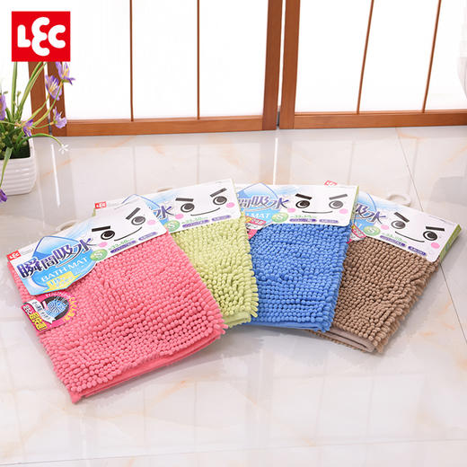 日本LEC卫生间地垫入户门口地毯门垫卧室厨房吸水脚垫浴室防滑垫 商品图2