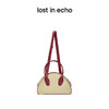 [福利价]lost in echo设计师品牌大号撞色保龄球斜跨包手提包 商品缩略图2