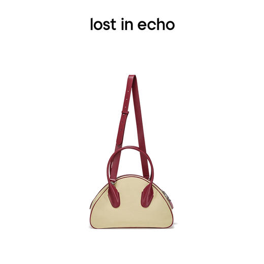 [福利价]lost in echo设计师品牌大号撞色保龄球斜跨包手提包 商品图2