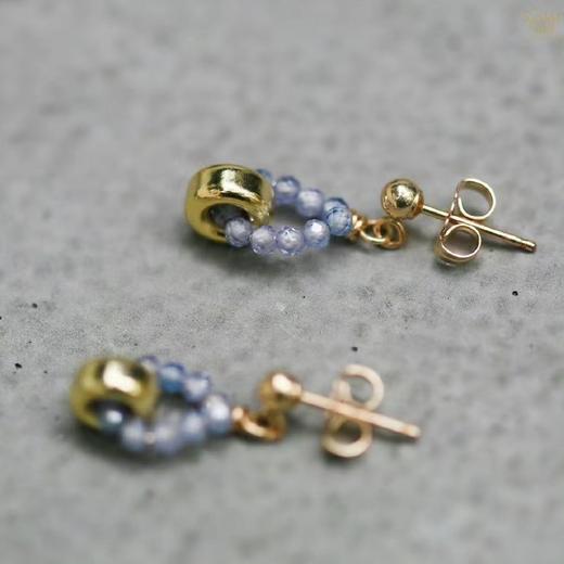 SpoiledBrat Jewelry彩色锆石小耳环 商品图0