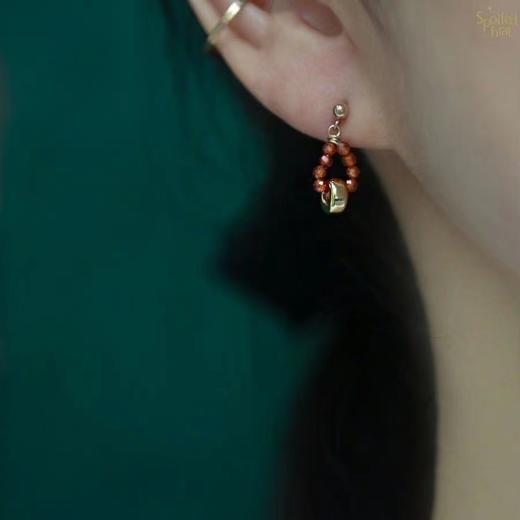 SpoiledBrat Jewelry彩色锆石小耳环 商品图2