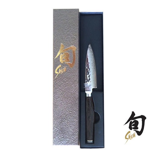 旬水果刀手工锤纹大马士革钢多功能刀刀具 TDM-0700 商品图4