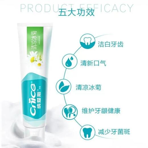 纳爱斯清凉菊花牙膏200g 商品图3