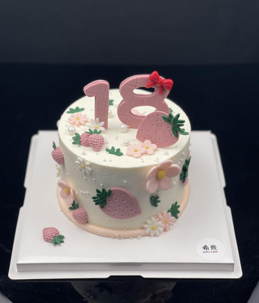 草莓翻糖蛋糕 商品图2